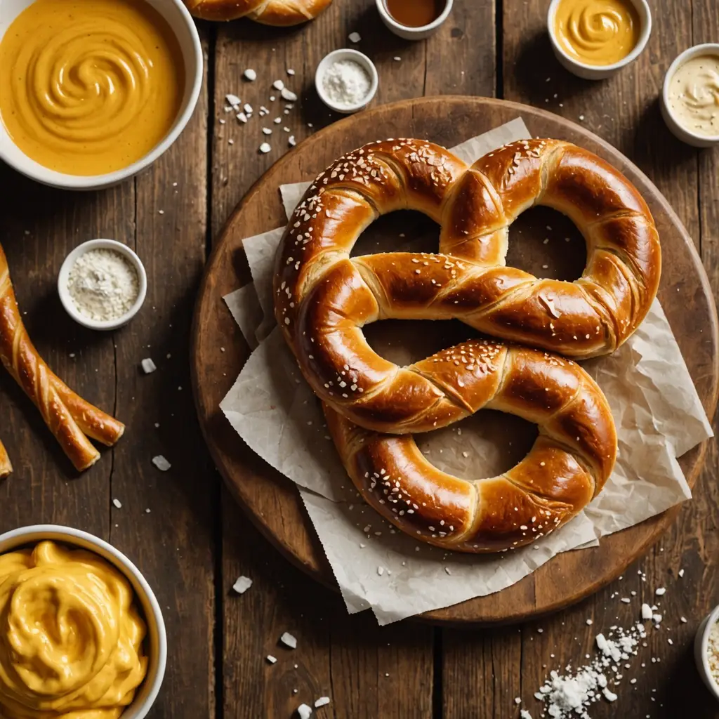 Brezel comida típica alemã